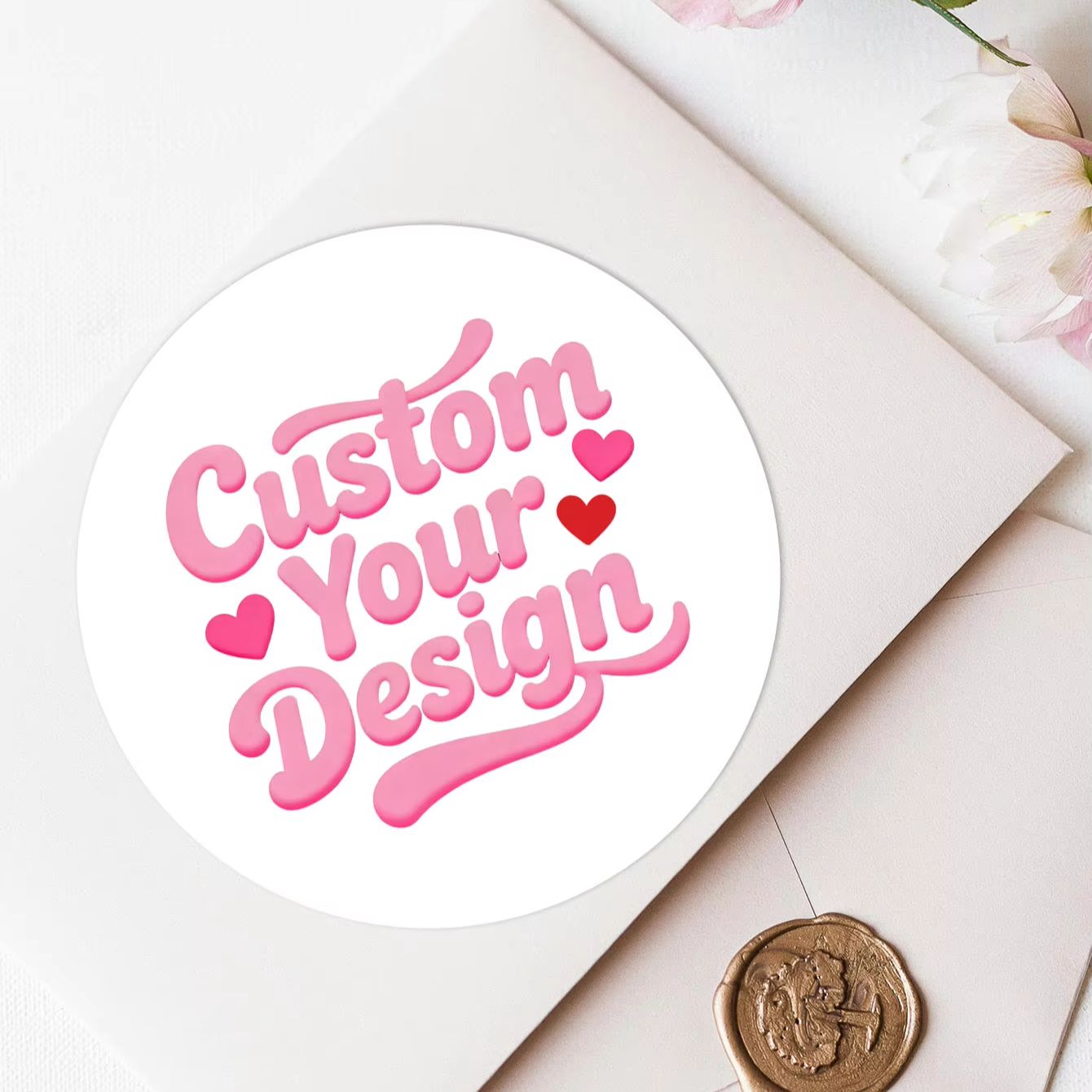1‑120Pcs Custom Round Stickers - огляд і ціна Embellishments For Scrapbooking
