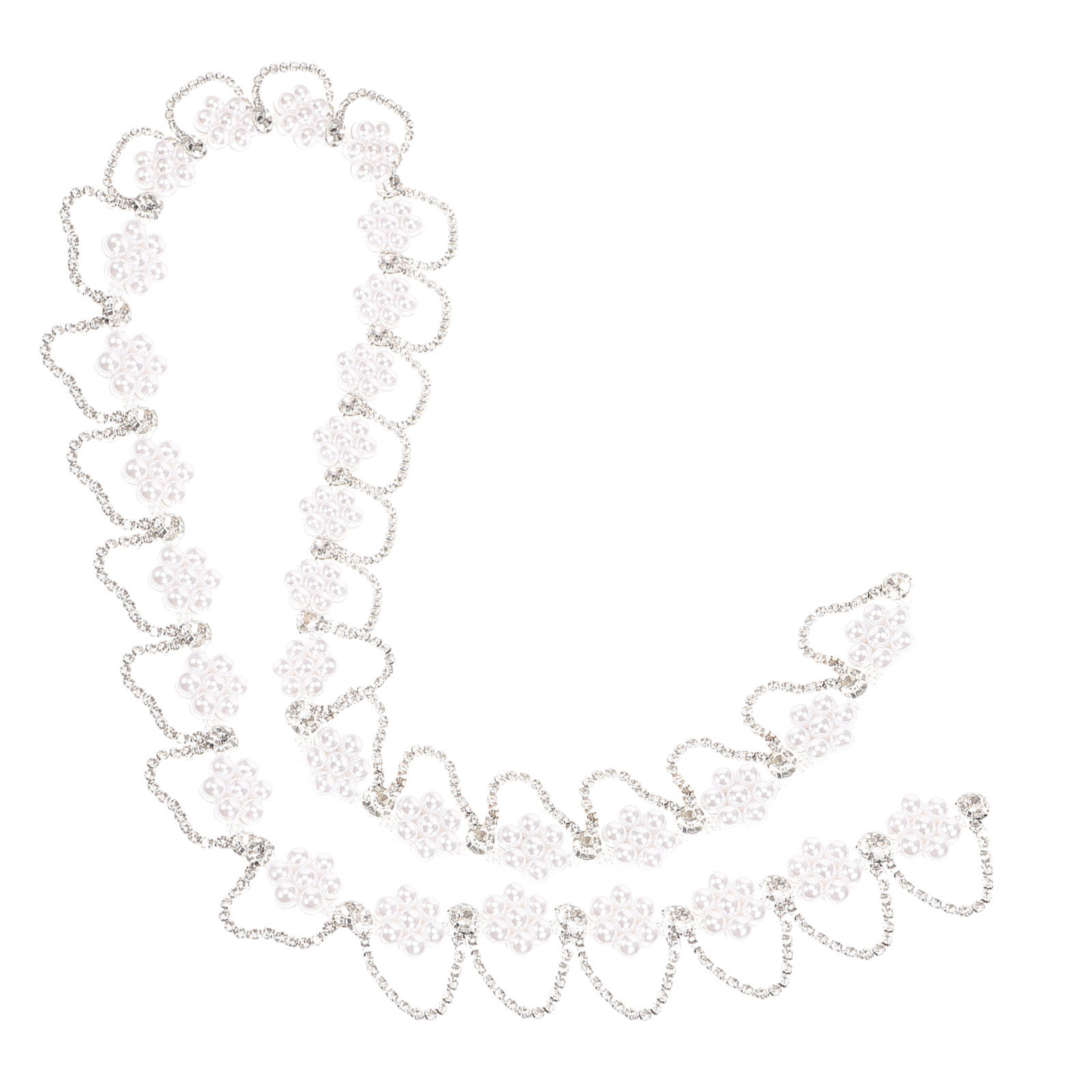 Premium Rhinestone Pearl Chain - огляд і ціна Pearl Trim Chain