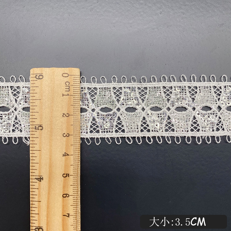 Hollow Wearable Sequins Ribbon - огляд і ціна Lace Ribbon Trim