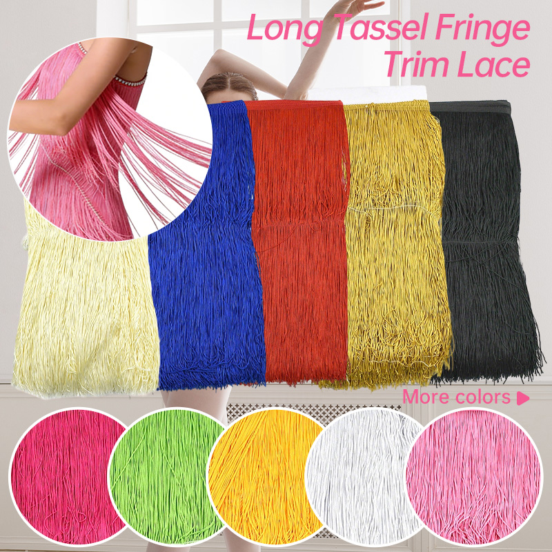 1-5Meters 50cm Long Fringes Ta - огляд і ціна Fringe Ribbon Sewing